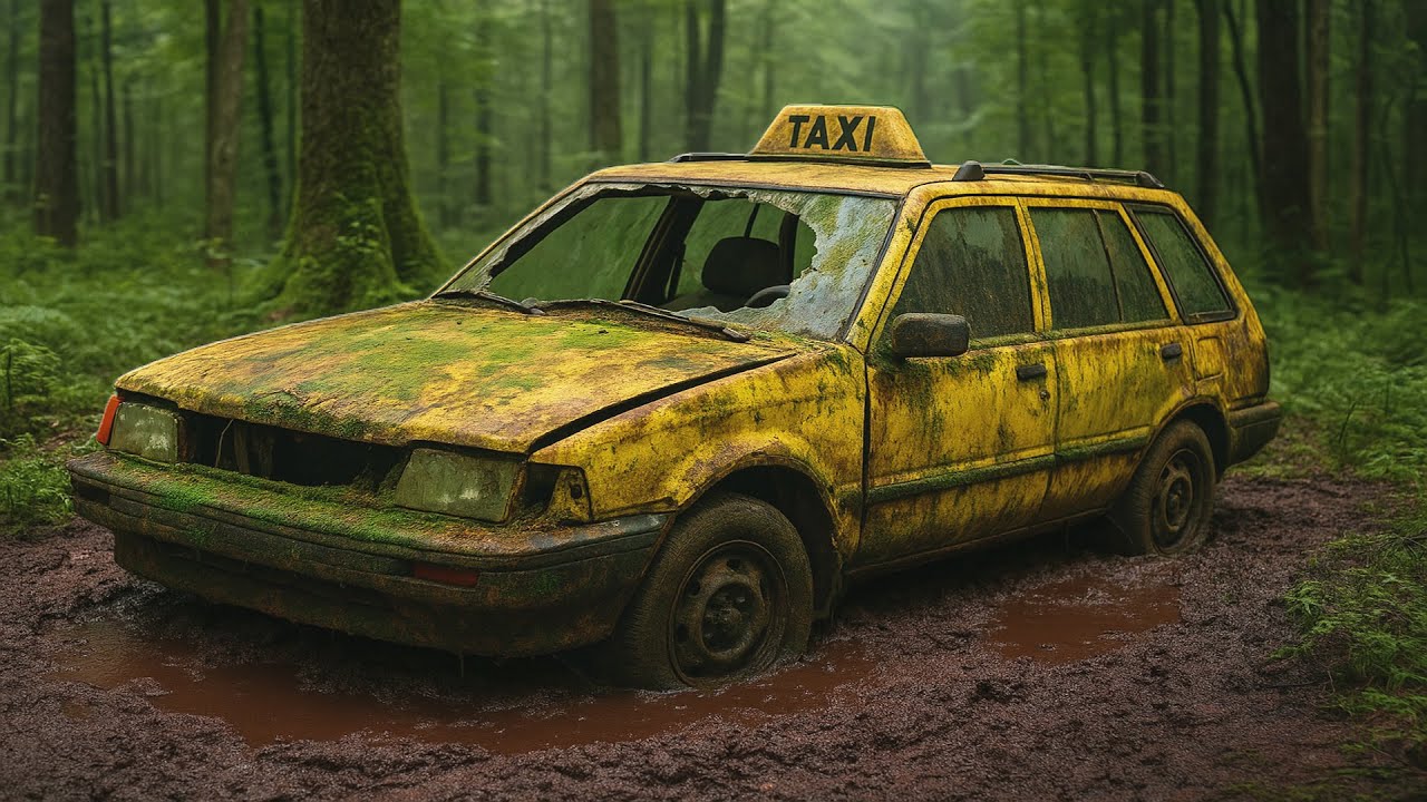 FULLY Restoration Abandoned TAXI | Restore FORGOTTEN Taxi CAB For 20 Years Ago