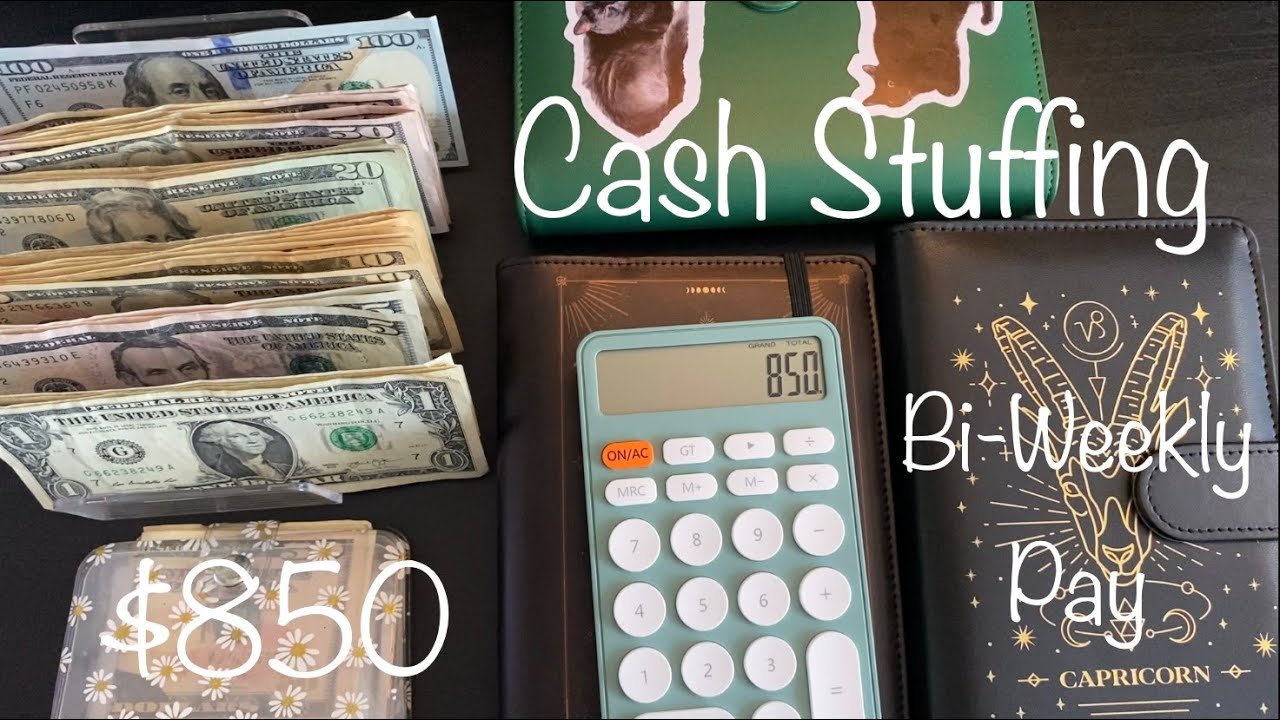 Cash Envelope Stuffing $850! Zero Based Budgeting | Bi-Weekly Pay