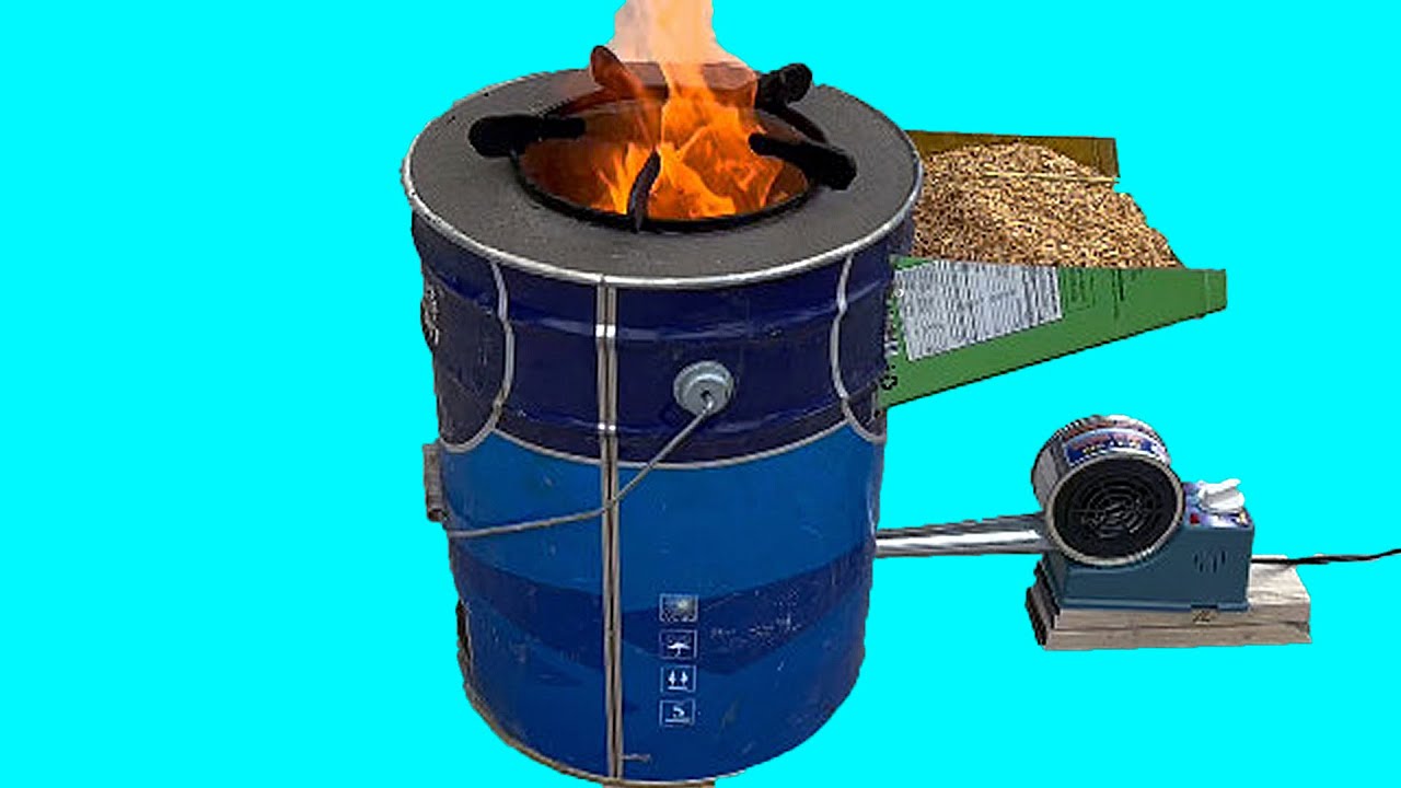 Diy cement ideas making a wood stove - wood stove rice husk stove