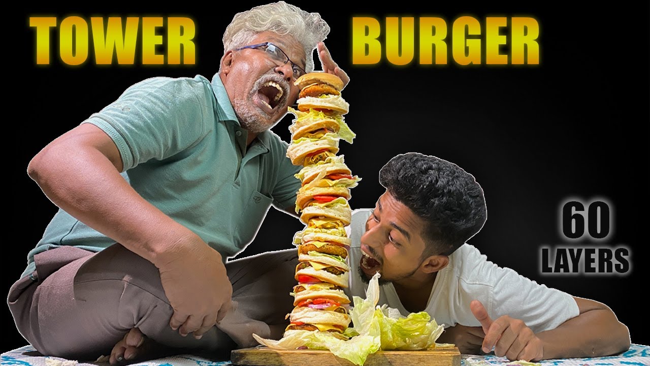 We made A Biggest TOWER BURGER!