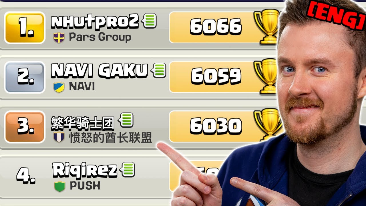 STRATEGY of the RANK 1 PLAYER in LEGEND LEAGUE Copied (Clash of Clans)