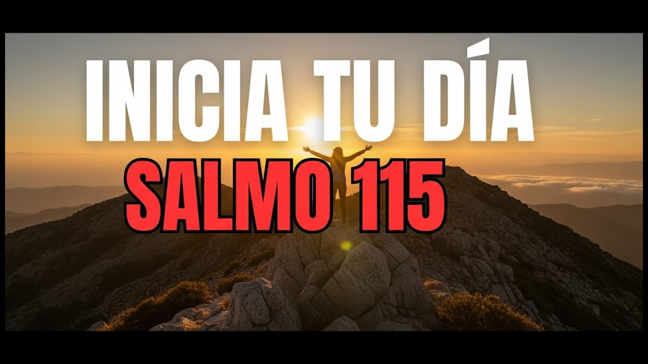 ORACIÓN DE LA MAÑANA con el SALMO 115 | La Gloria Es de Dios y Él Tiene el Control