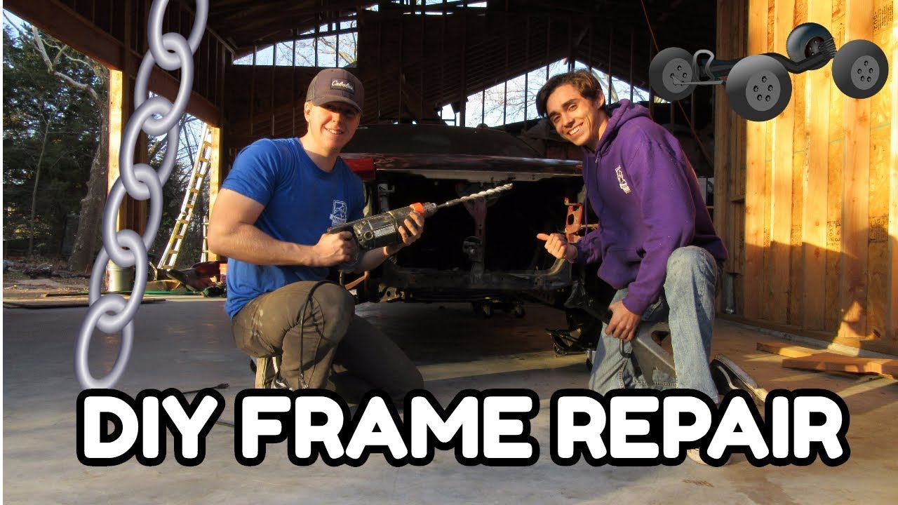 DIY FRAME STRAIGHTENING 240SX!