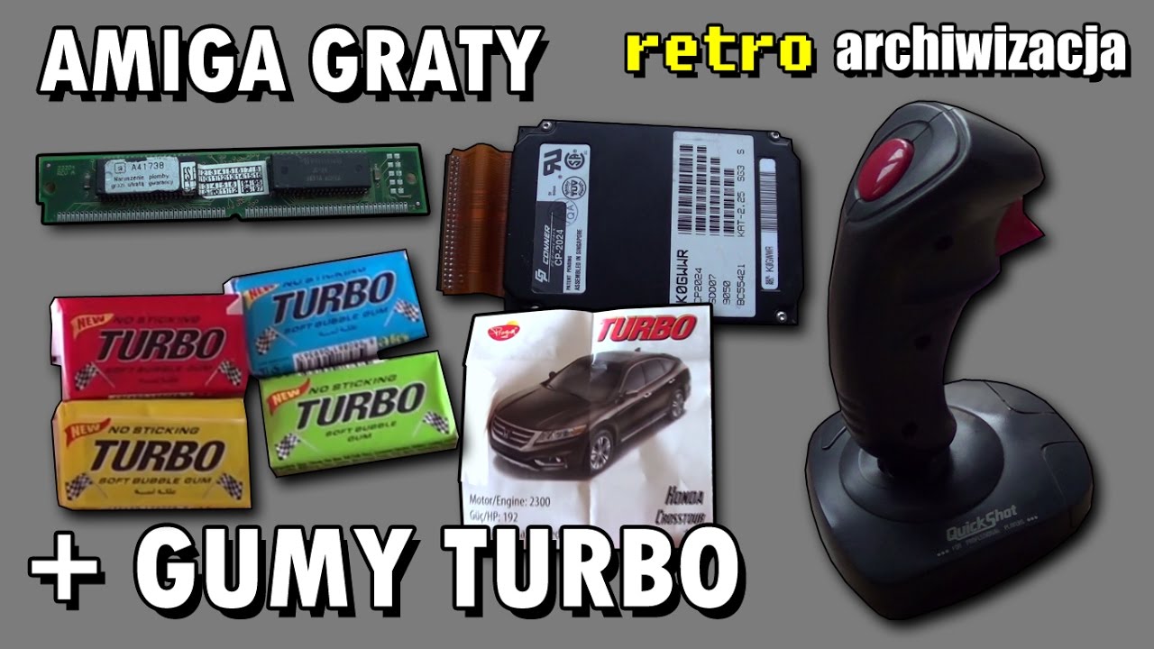 Amiga graty, gumy Turbo, wybielanie zaślepek do Amigi 500 | Retro archiwizacja - odcinek 26