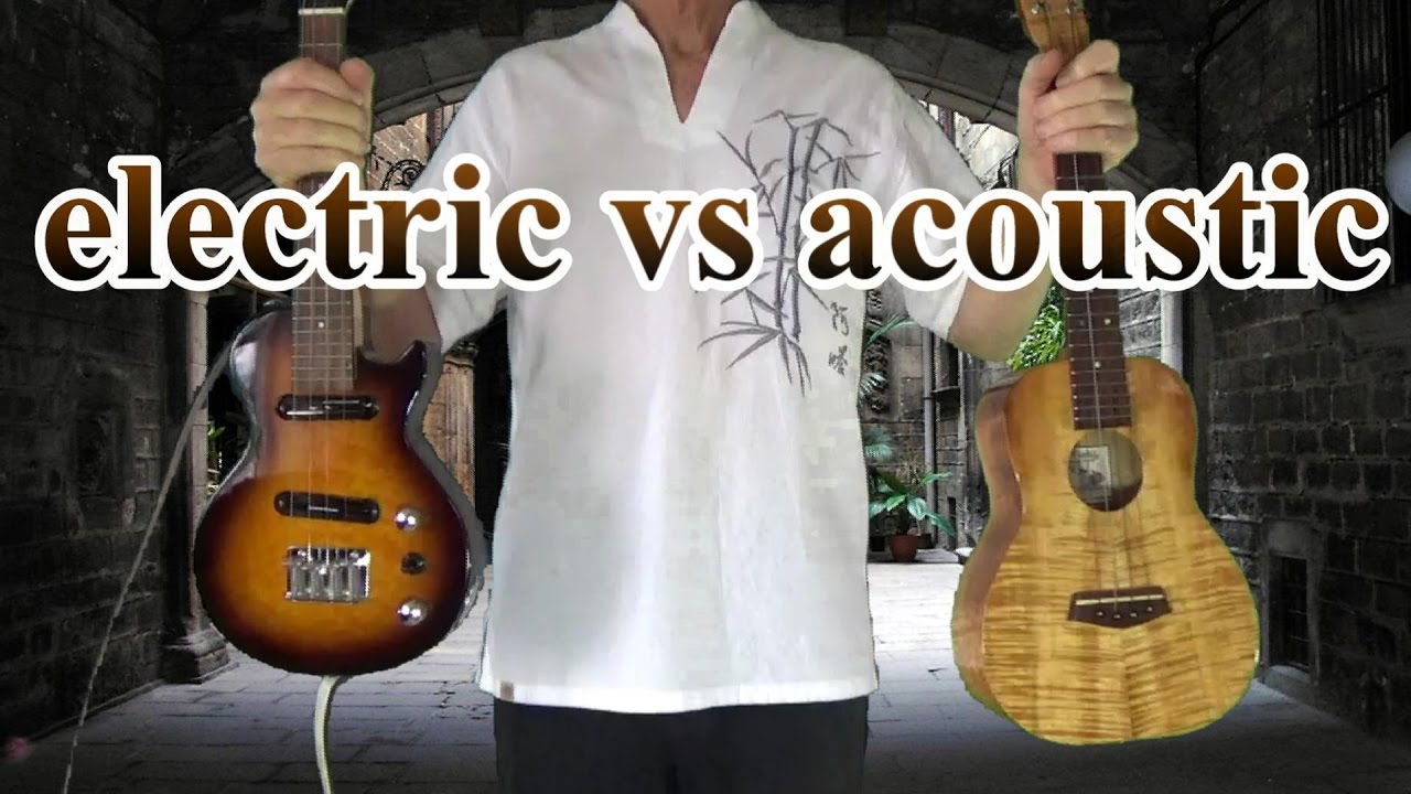 Electric vs Acoustic Ukulele - Maria Elena - Brian Burnett  - Ballzy Ukulele