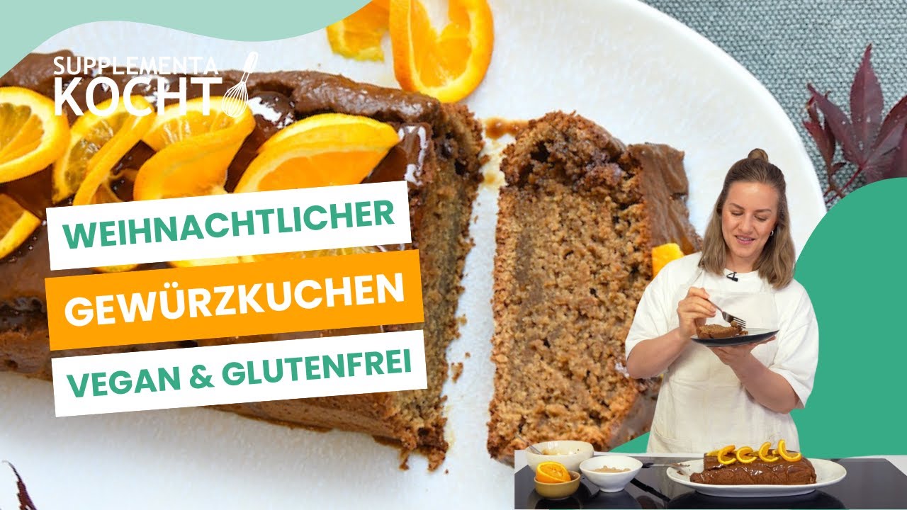 Gewürzkuchen, vegan & glutenfrei 🎄