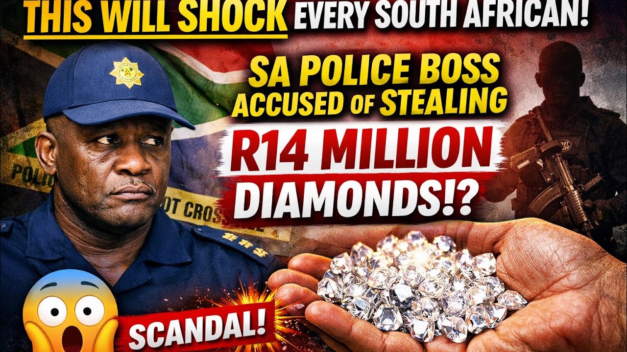 This Will Shock Every South African: SA Police Boss Accused of Stealing R14 Million Diamonds!😱😱