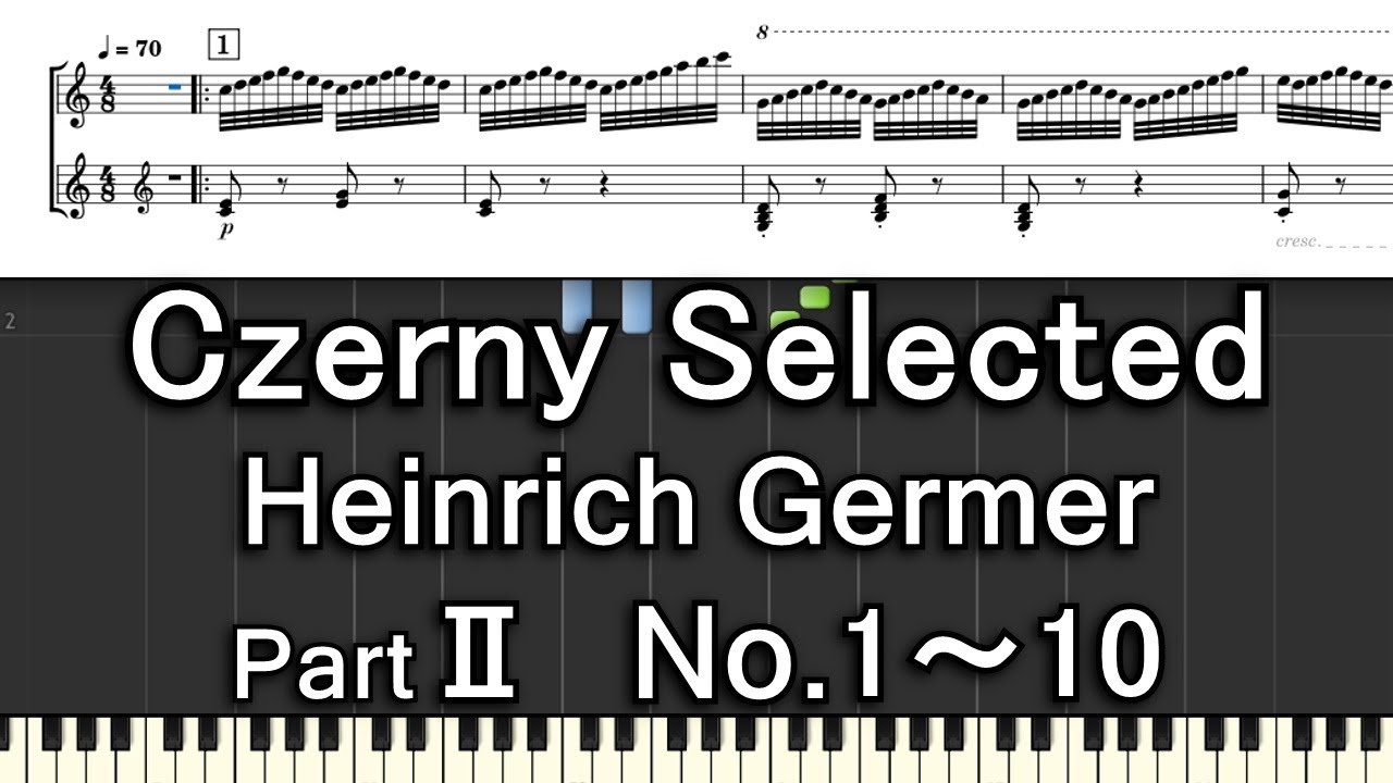 Czerny Germer   Part Ⅱ No.1～10