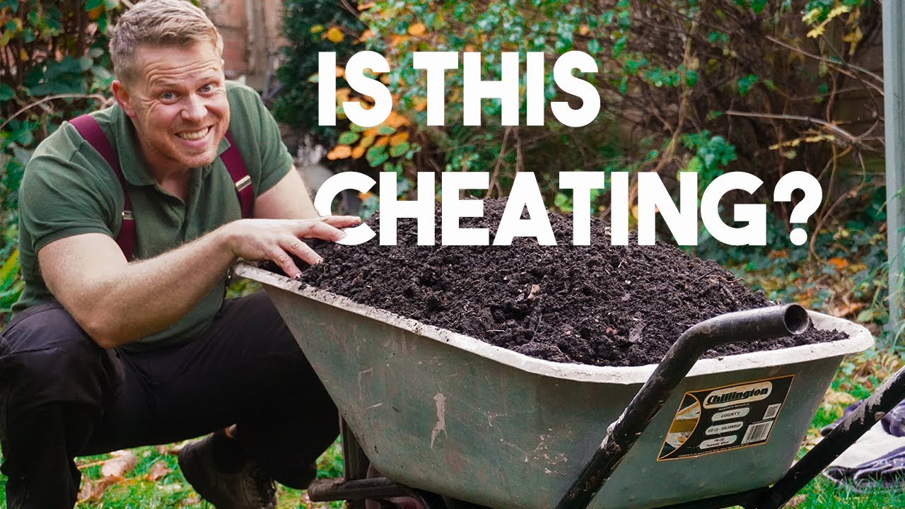 Изготовление МНОГО компоста в МАЛЕНЬКОМ саду