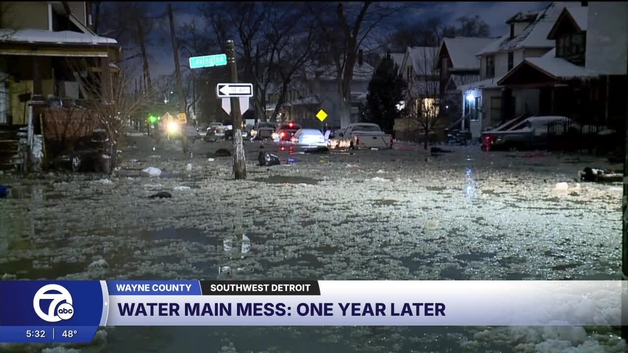 Detroit's water main mess one year later
