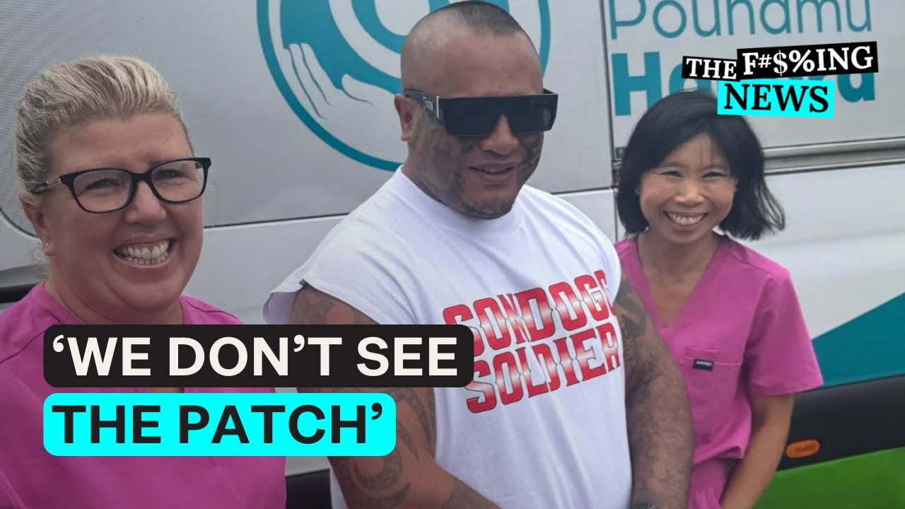 The pink-clad medics helping the Mongrel Mob boss and his gang | Stuff.co.nz