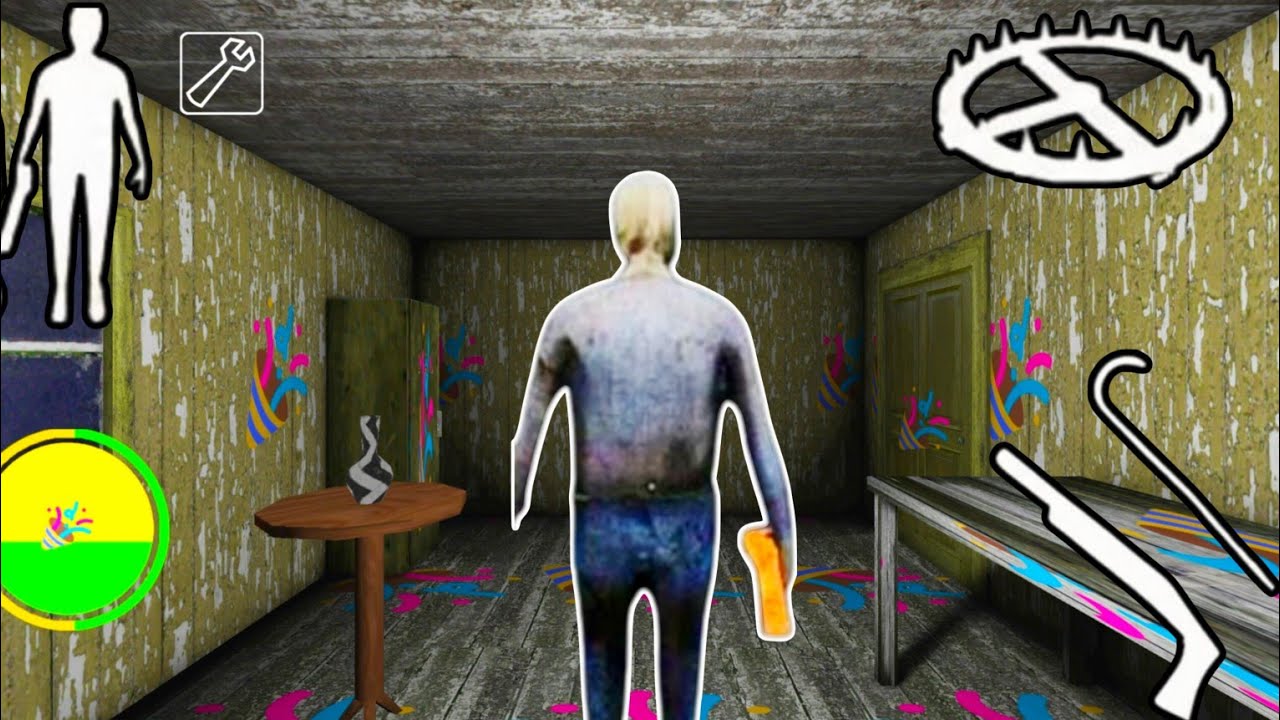 Playing As Grandpa In Granny Chapter Birthday Mod Menu | Granny 1 Horror Escape Part 1 😱