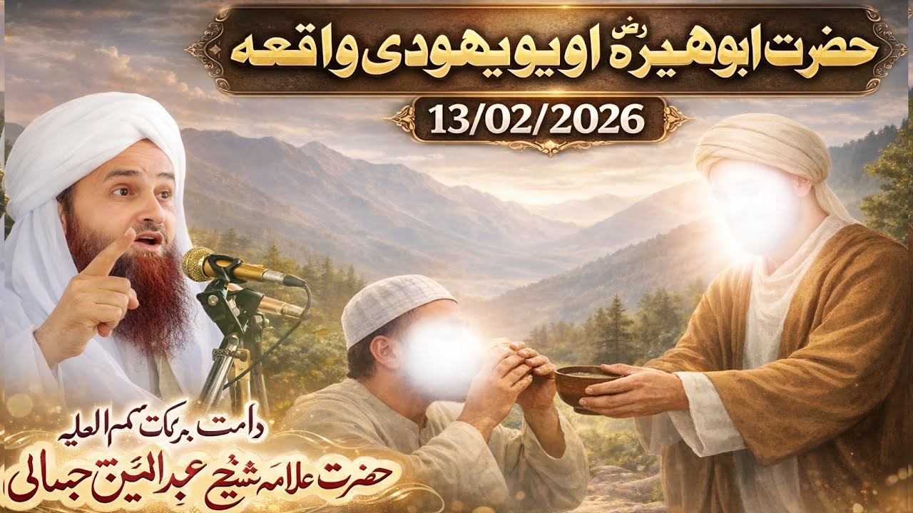 Hazrat Abu hurira Ra waqia | maulana Abdul matin jamali sahib new jummah bayan 2026