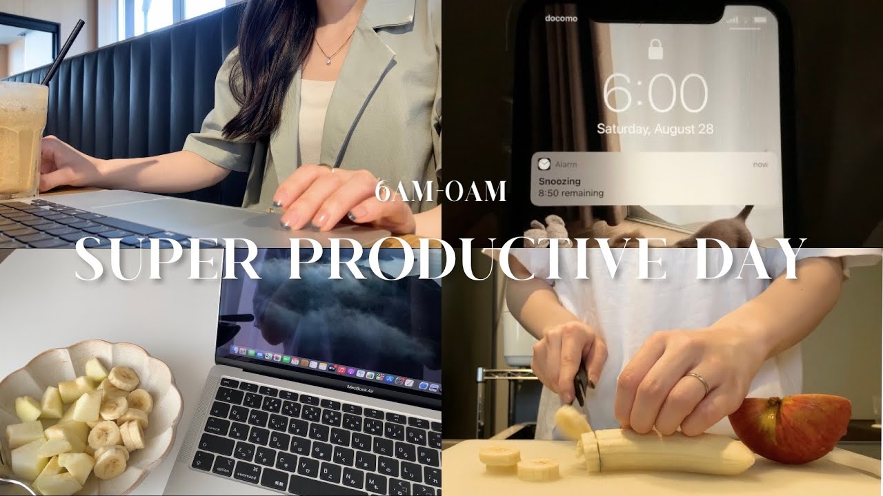 【vlog】朝6時に起きて全力で休日を過ごしてみた 📑⏰ | 福岡OLの日常👩🏻‍💻
