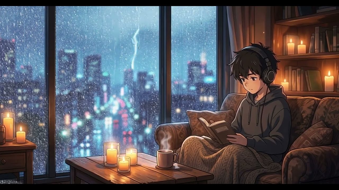Rain & Thunder Study Session 🌧️ Lo-Fi Beats