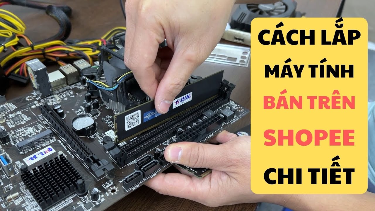 Hướng Dẫn Lắp Máy Tính PC Với Main H110 GT1030 Như Trên Shopee Chi Tiết