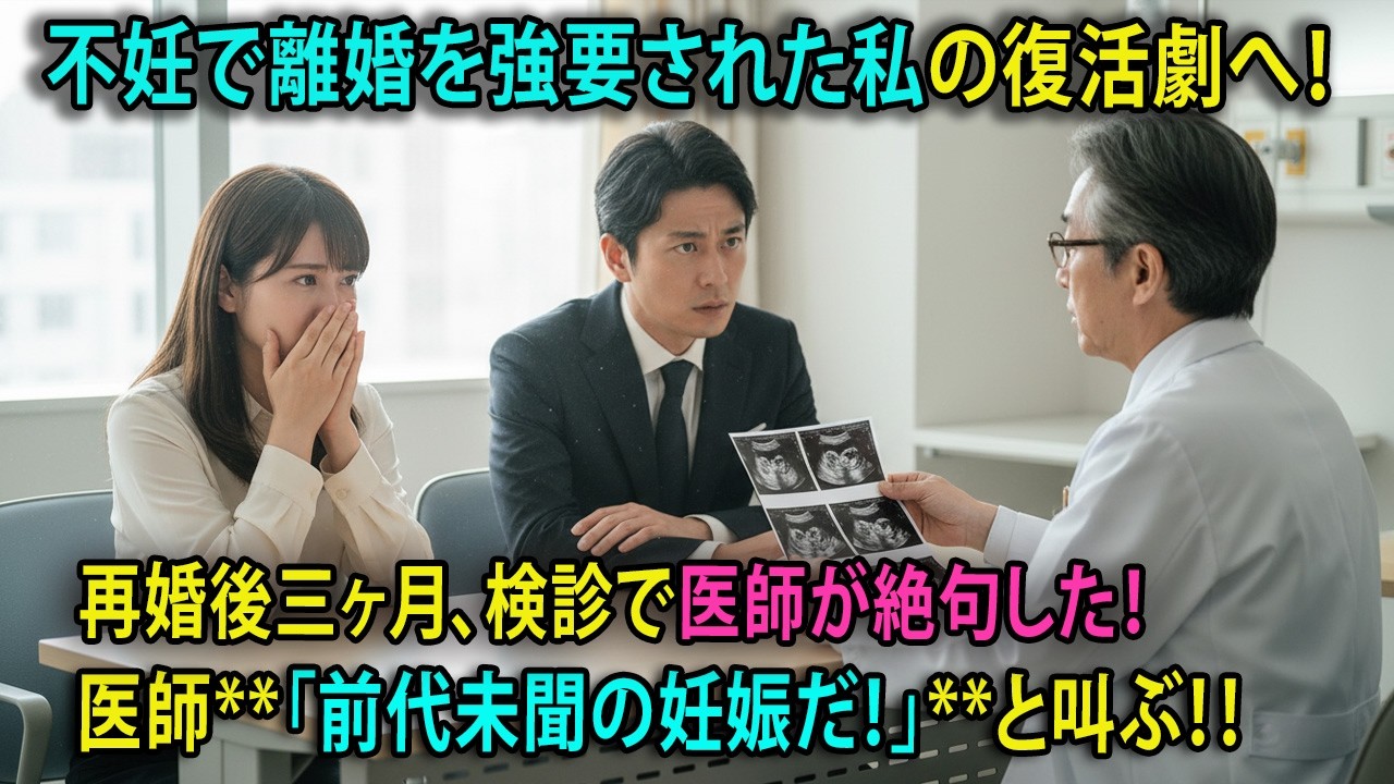 不妊を理由に離婚を迫られた私。再婚して3か月後、病院で検査を受けると医師が驚いて言った――「こんな妊娠、私は初めて見ました」