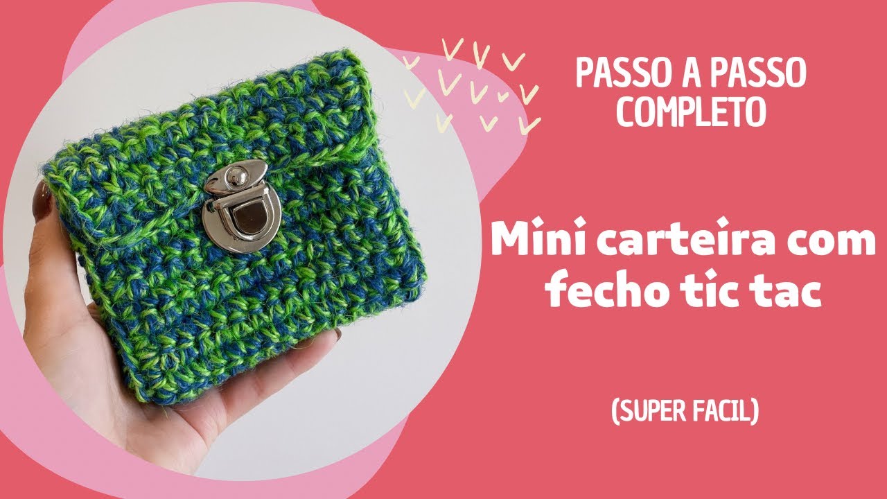 MINI CARTEIRA SUPER FÁCIL DE FAZER - (iniciantes)