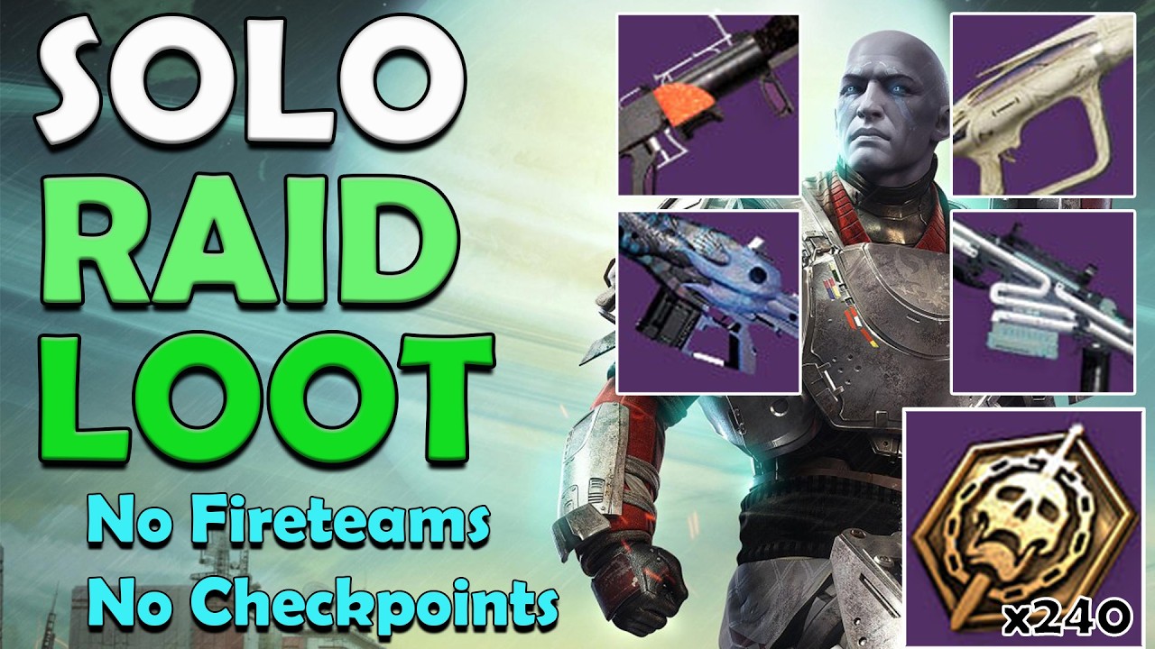Соло-фарм рейд-лута и трофеев завоевания без группы и чекпоинтов в Destiny 2!