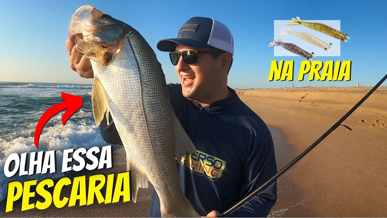 COMO PESCAR na PRAIA com ISCAS ARTIFICIAIS - ROBALOS na PRAIA | UNIVERSO FISHING
