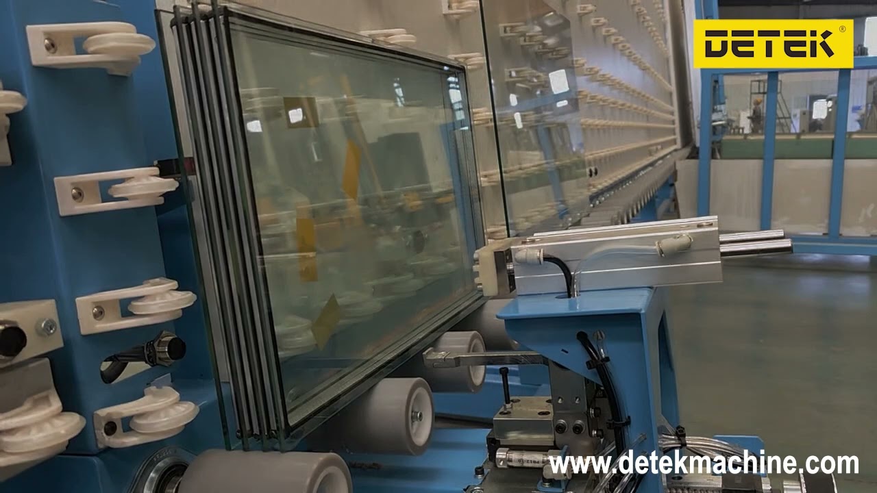 China DETEK auto insulating glass thickness measurement, auto data for old IGu machine update