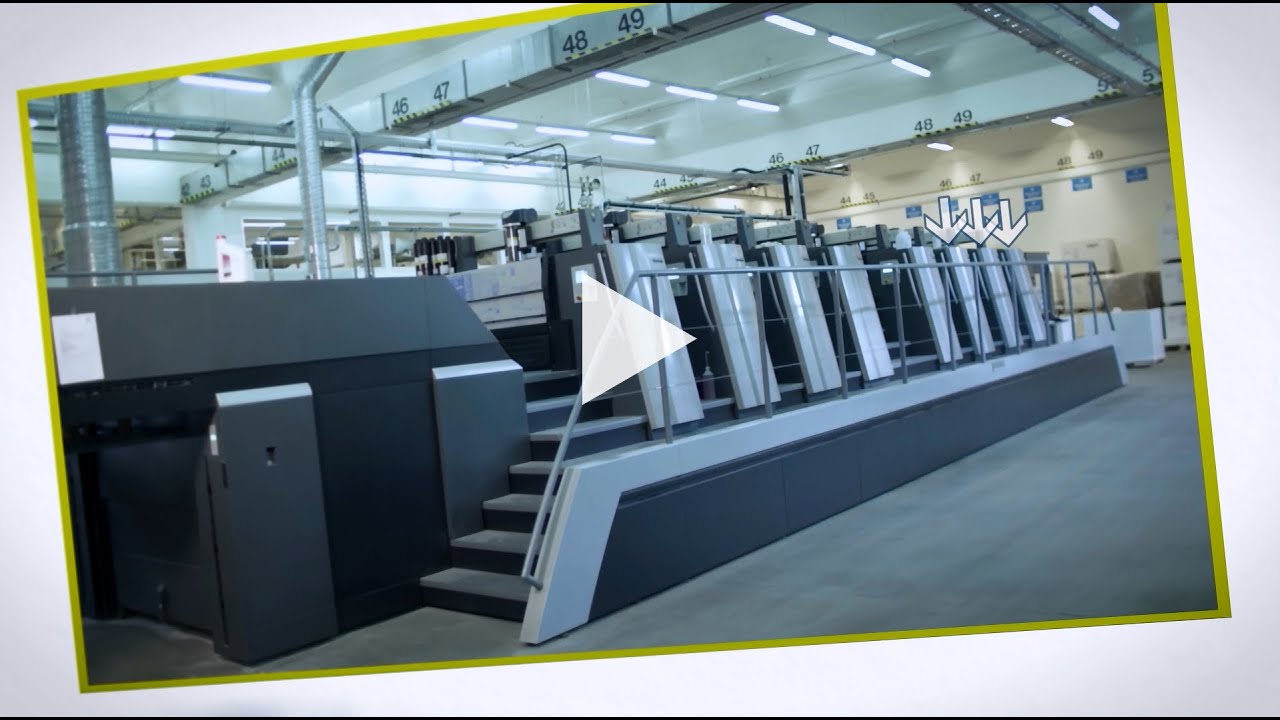 Die Speedmaster XL 106 während der Installation