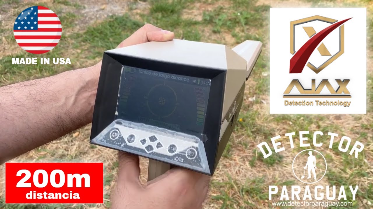 AJAX IOTA Detector de Oro Larga Distancia 200m Direcional USA Ionico