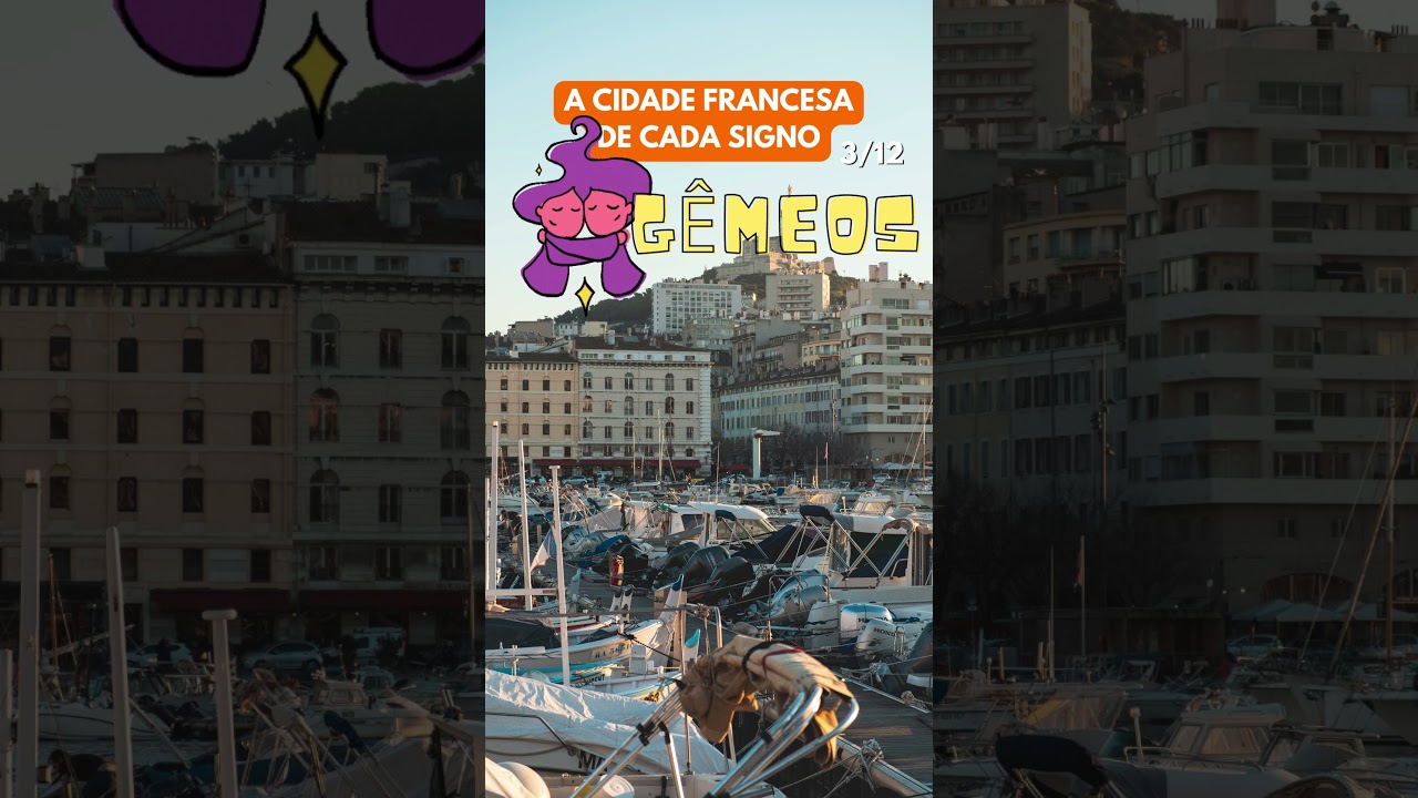 ✨A Cidade FRANCESA do Signo de G&Ecirc;MEOS✨ #shorts