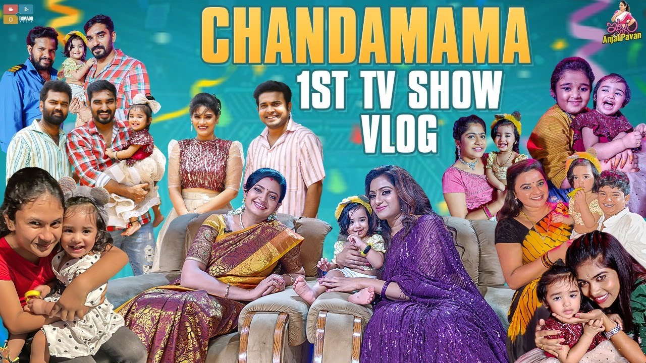 Chandamama 1st TV Show Vlog  || Dhanvika Shasha || Itlu Mee Anjali Pavan