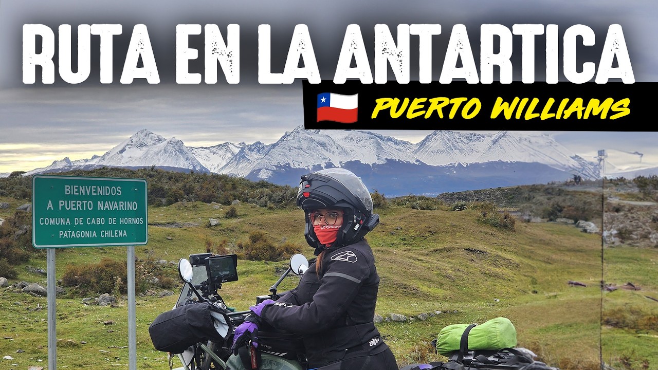 RODAR en la ARTÁRTICA. La ÚLTIMA RUTA del mundo 🇨🇱 | T12/E15 | América en MOTO 🌎