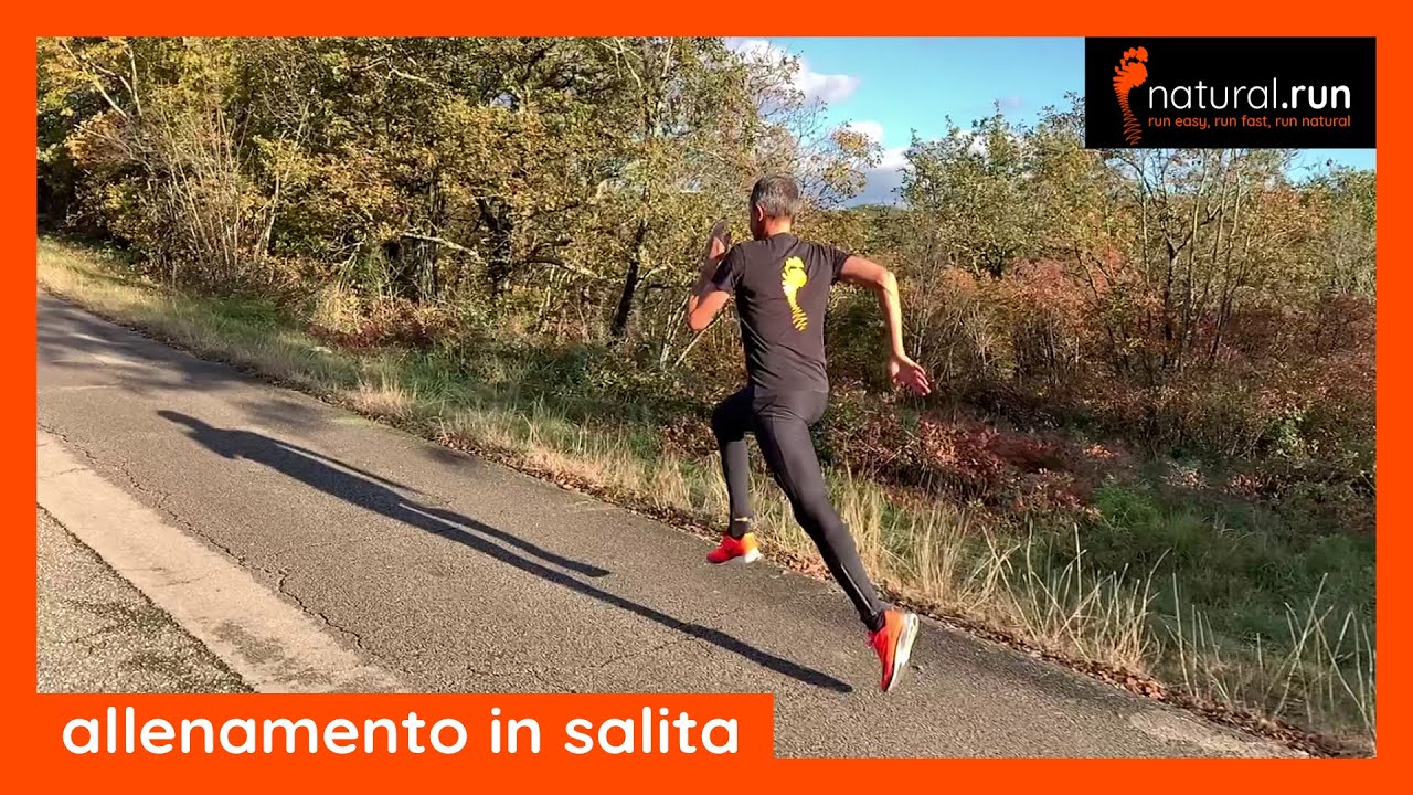 Le salite, ottimo allenamento di potenziamento per la corsa