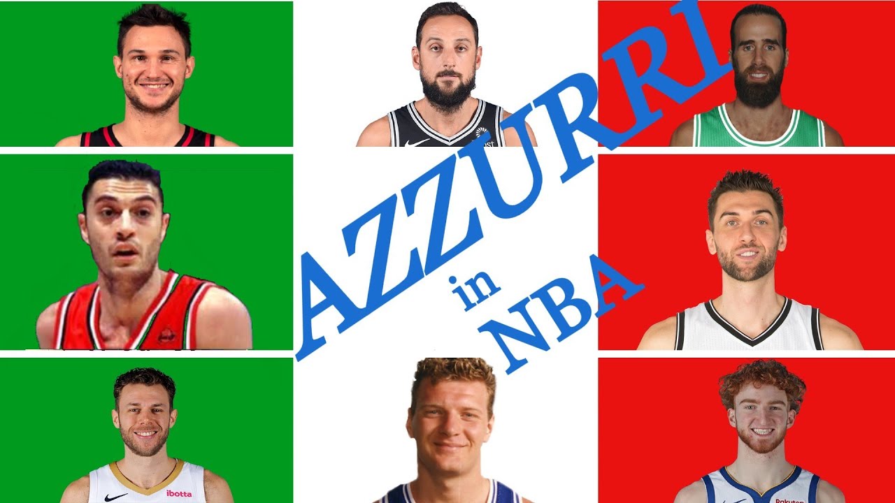 ALL ITALIAN players in NBA  | I GIOCATORI ITALIANI NBA