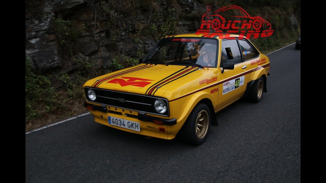 ON BOARD EVA SUAREZ FORD ESCORT MK II XVI SUBIDA A CASTRILLÓN 2016  MANGA DE ENTRENOS
