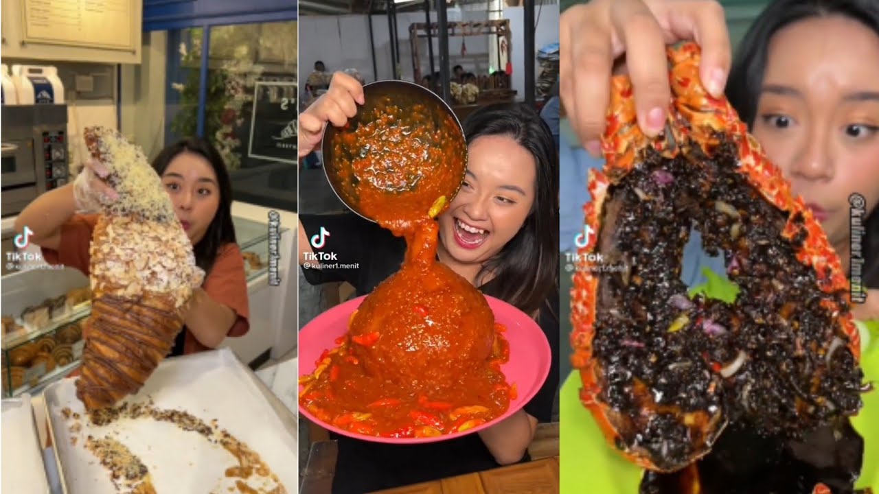 croissant terbesar di dunia 😱 kumpulan video tiktok makanan|| 