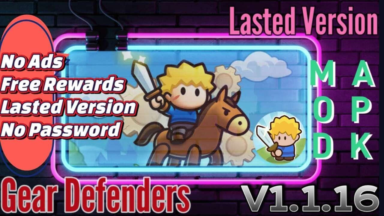 Gear Defenders v1.1.16 Mod Apk | Get Rewards Without Ads | Lasted Version | New Update 2025