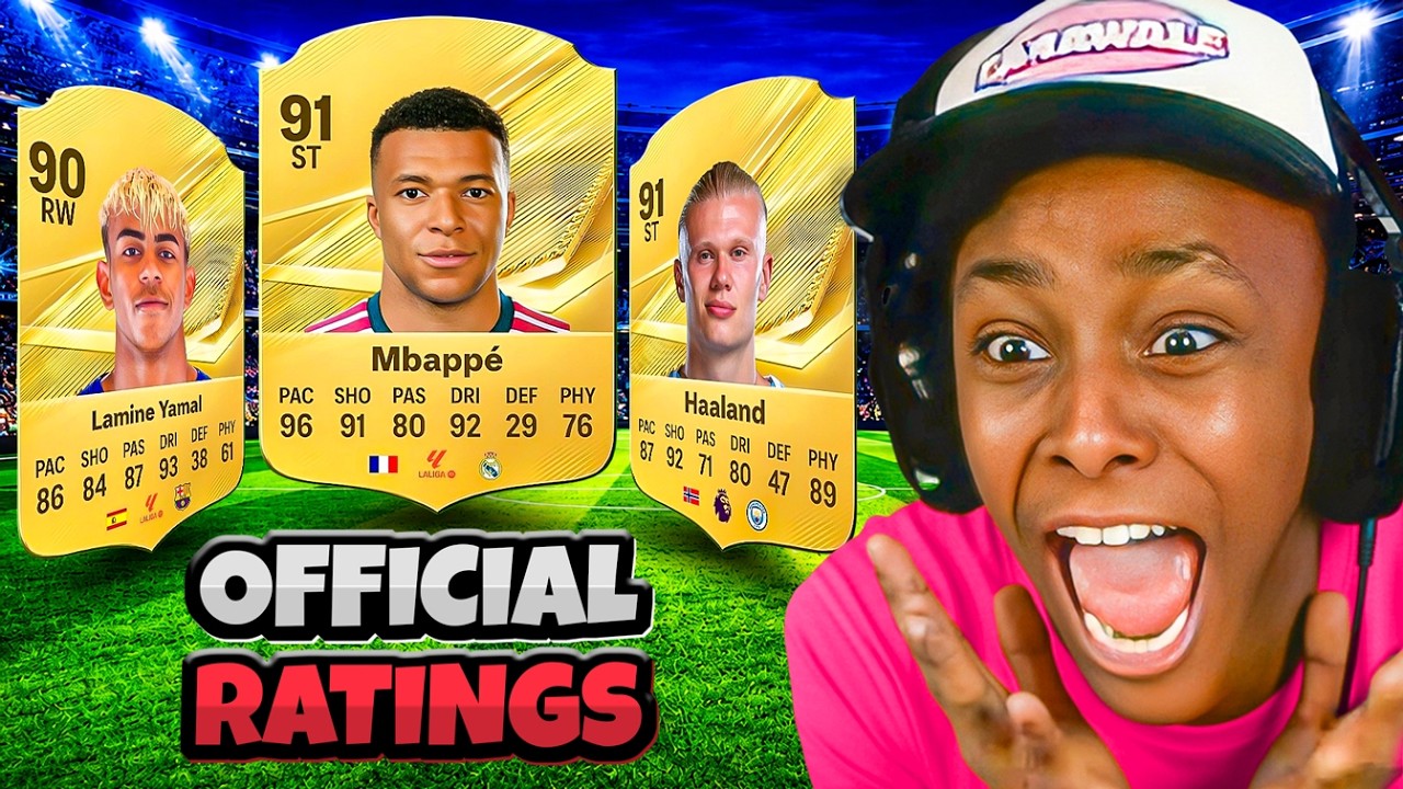 РЕАКЦИЯ НА ОФИЦИАЛЬНЫЕ РЕЙТИНГИ ИГРОКОВ ULTIMATE TEAM В FC 27