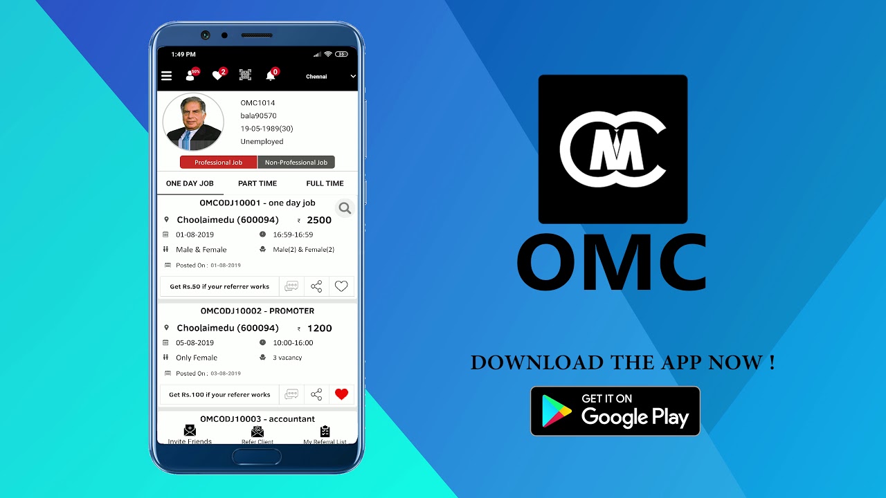 Introduction Video | OMC Jobs | Job For All | One Day | Part Time | Full Time Job |