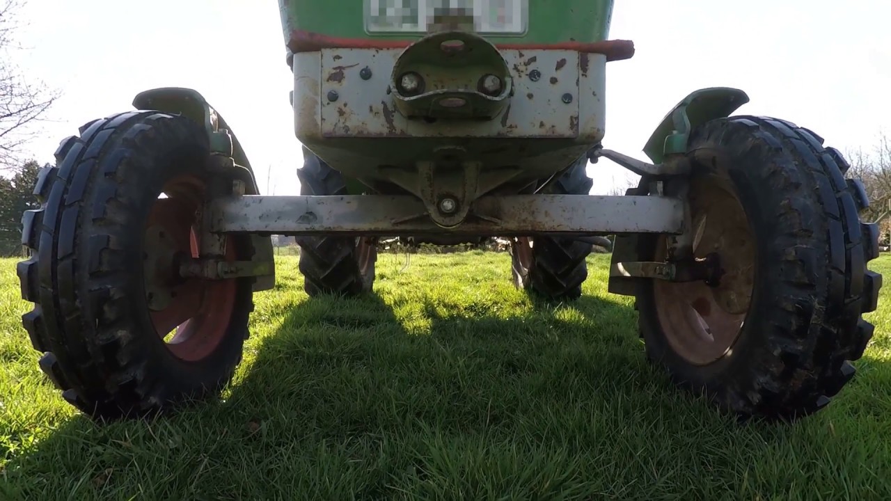 Wiesenschleppen mit dem Deutz d 4006