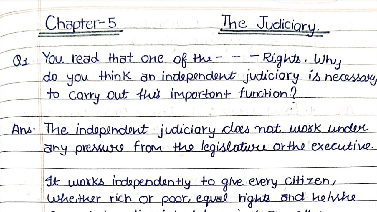 Class 8th Civics Chapter 4 Judiciary Question Answer in short / Ncert solutions #class7sst