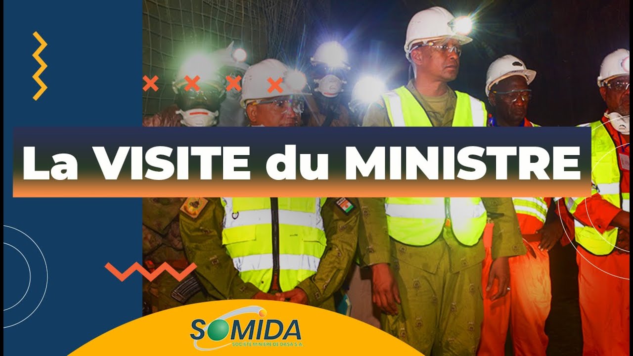 Ministre des Mines du Niger visite le projet d'uranium de Dasa, mai 3 , 2024