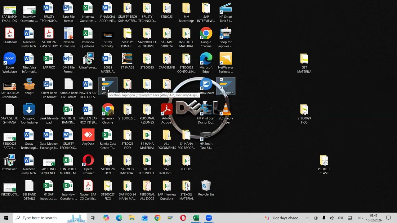 SAP FICO S/4 HANA ORGANIZATION STRUCTURE Session_0_16.02.2026