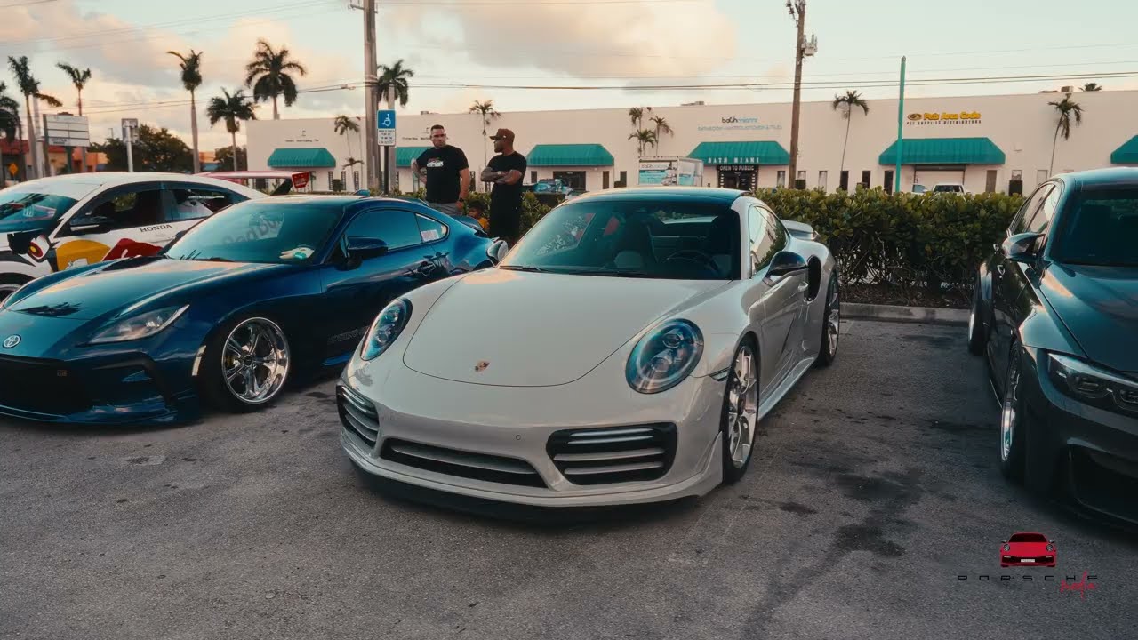 RWB Porsches, GT3 RS & Spyder RS Take Over Group B Miami | INSANE Car Meet