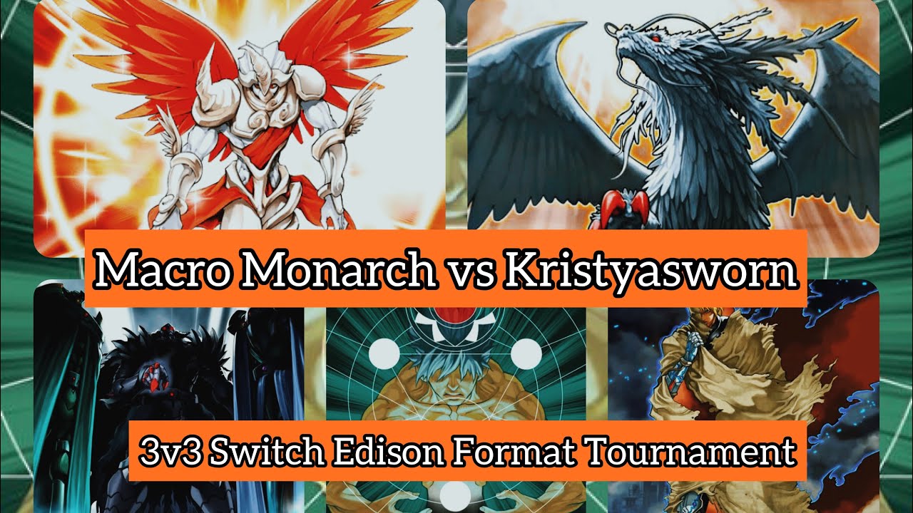 EDISON FORMAT 3v3 Switch (R1) @ Collectible Exchange | Macro Monarch vs Kristyasworn