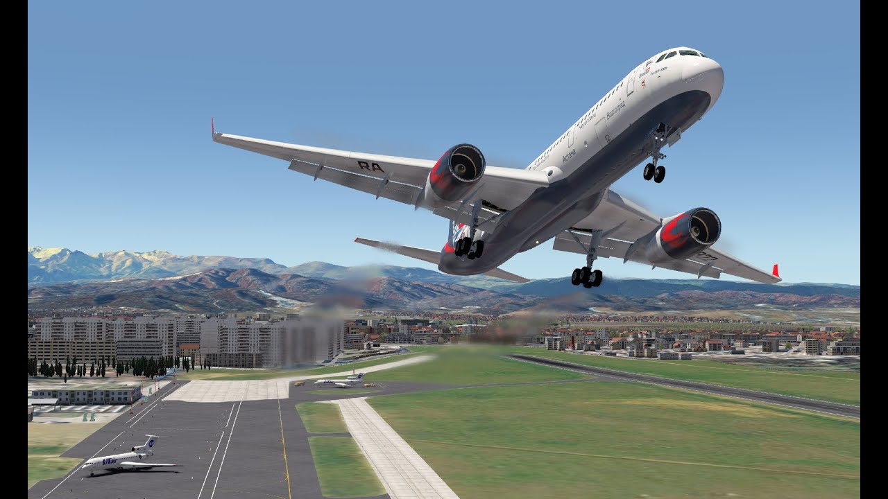 Ту-204. Обновление для X-Plane. Из Нальчика в Архангельск.
