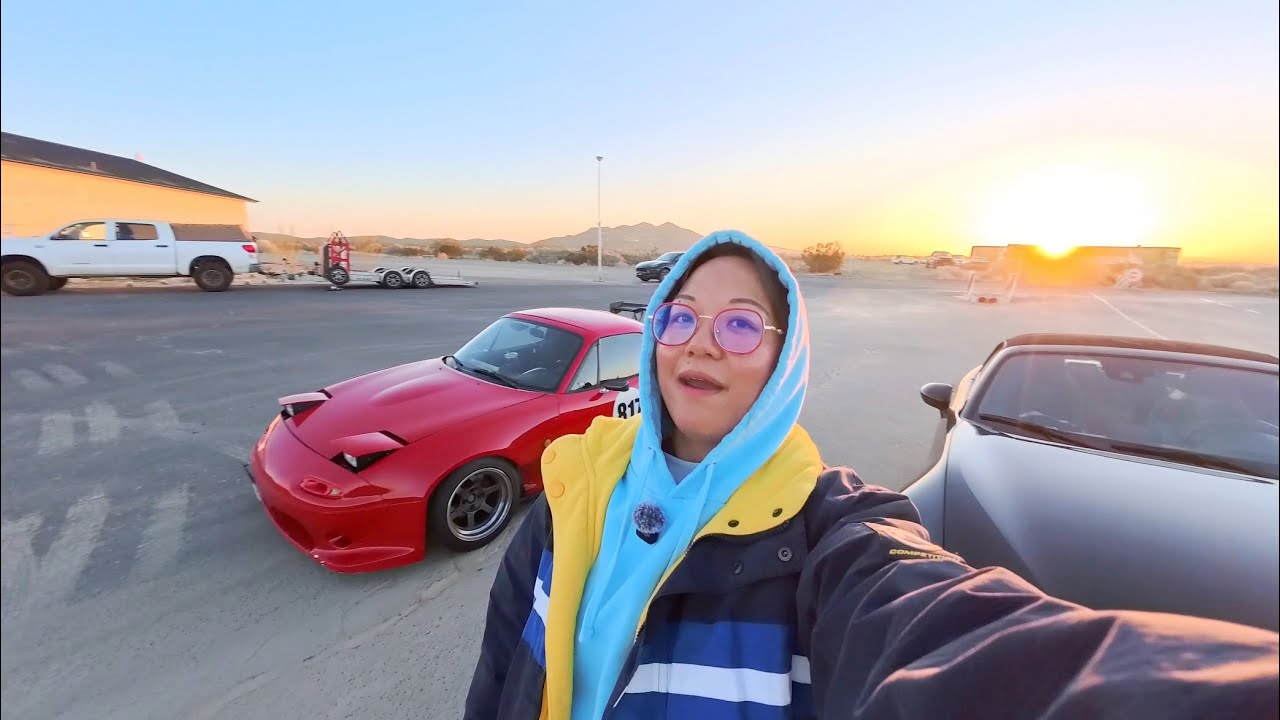 My Life in LA 🥶🏁 | Freezing Desert x Race Track x 1 Girl  
