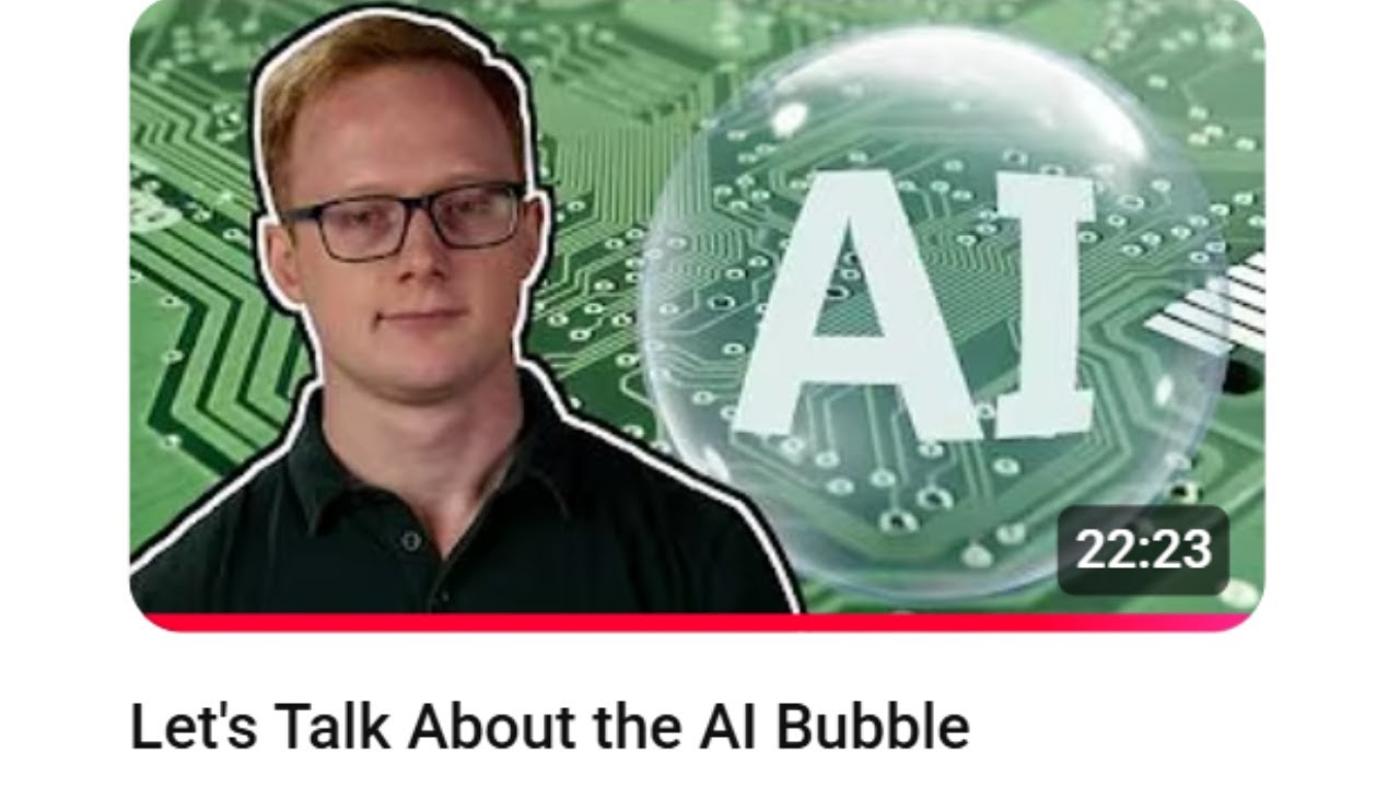 Let's Talk About AI Bubble 