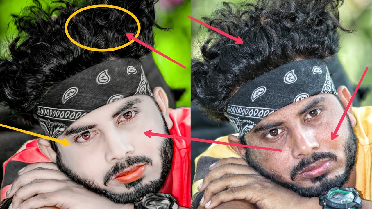 Autodesk Sketchbook se face gora kaise kare /Sketchbook Face Smooth Editing /Oil Paint photo Editing