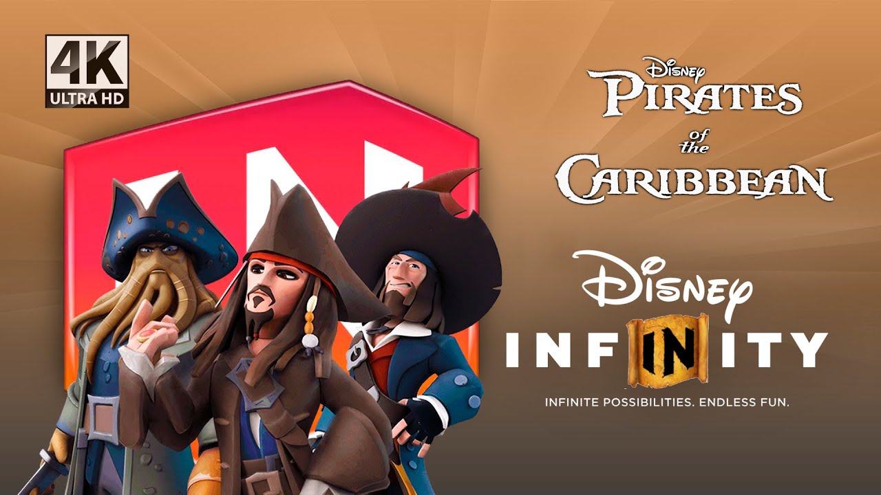 Disney Infinity 1.0  Gameplay | 4K | Pirates of the Caribbean | 100% Walkthrough | All Collectibles