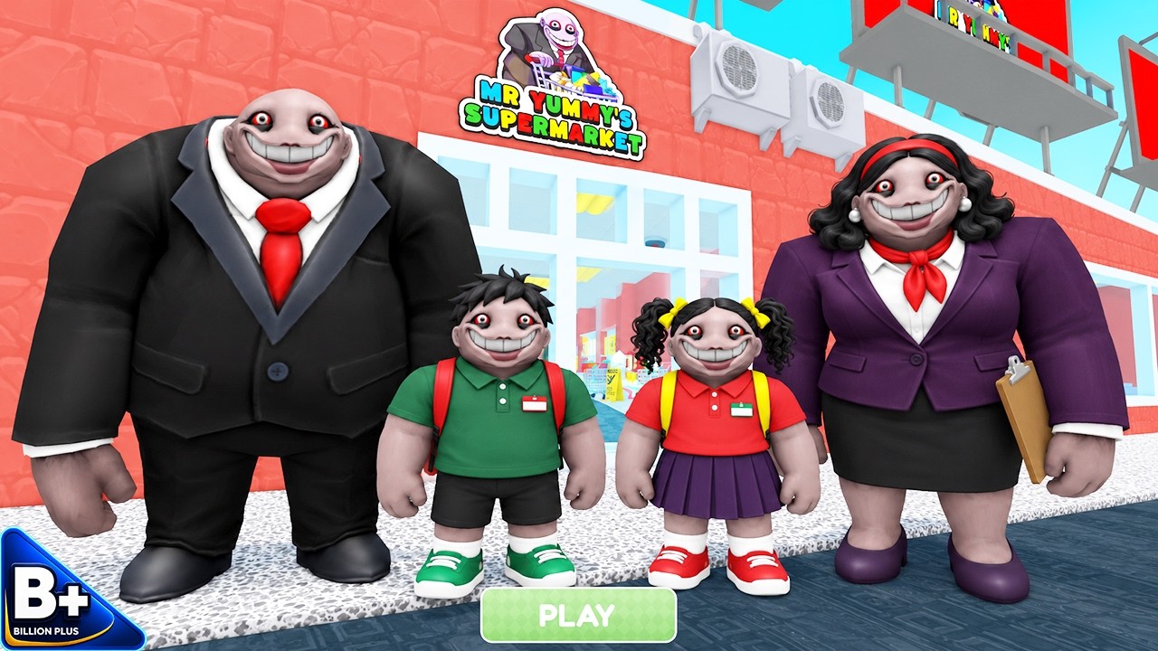 MR YUMMY'S SUPERMARKET Escape Obby New Update - Roblox All Morphs Unlocked FULL Walkthrough All Item