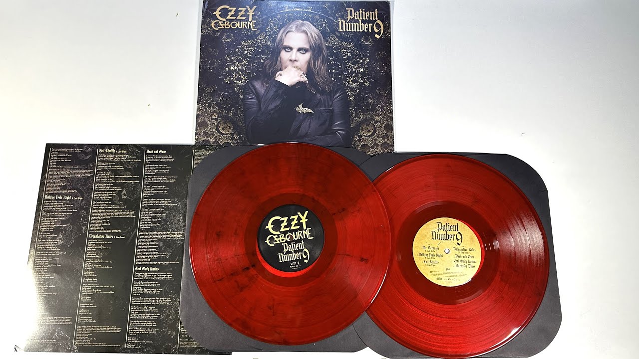 Ozzy Osbourne - 'Patient Number 9' unboxing (Transparent Red and Black Marbled Vinyl)